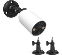 Support Mural Compatible Avec Tp-Link Tapo C425/C460 (Kit) (Caméra Non Incluse), 2 Supports, Noir
