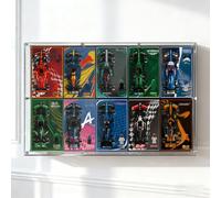 Support mural conçu pour Le-Go 77242 ~ 77251 Speed Champions F-1 10, pour les amateurs de voiture, affichage uniquement du panneau mural (avec étui)