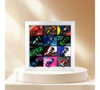 Support mural d'affichage pour LE-GO 71049 F1 Mi-n-i Raciing compatible avec crochet de voiture Le-go - Idées cadeaux - Décoration (sans modèle) - Blanc