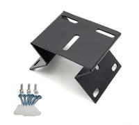 Support mural d'angle à 90 degrés pour caméra de vidéosurveillance pour un positionnement fiable de la caméra (noir)