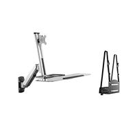 Support Mural de Bureau Assis-Debout - Support de Moniteur Support de Bureau pour Clavier