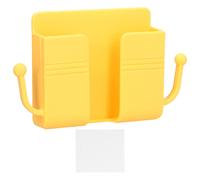 Support mural de charge pour téléphone, organiseur de télécommande avec boîte de rangement multifonction, installation auto-adhésive et large
