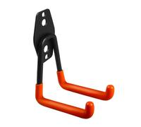 Support mural de garage - Maclean - MC-442 - Acier - Charge max 70kg - Noir et orange