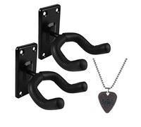 Support mural de guitare, support de crochet de guitare, support d'affichage de guitare, accessoires pour support de guitare ukulélé basse électrique acoustique avec collier de sélection de guitare