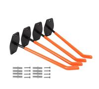 Support Mural De Porte-biches - Front De Fer Renforcé, Crochet De Garage, Support D'équipement Fort, Organisateur Suspendu Vertical | Espacement D'espace Pour L'économie Pour