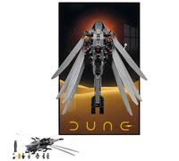 Support mural de présentation applicable pour Le-Go Technic 10327 Royal Dune Ornithopter modèle de blocs de construction, décorer des pièces ou collectionner, 50 x 80 cm, afficher uniquement le