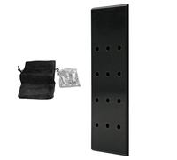 Support mural de rangement pour fléchettes - Support mural en bois à 12 trous, support de fléchettes avec sac de rangement pour lieu de travail, appartement, maison, garage, cave, bar, salle de jeux
