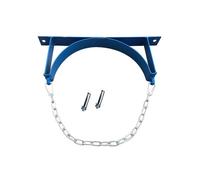 Support mural de réservoir d'oxygène pour réservoirs de 35,6 cm, support de bouteille de gaz argon avec vis et chaîne, support de gaz de soudure durable (L 35 cm)
