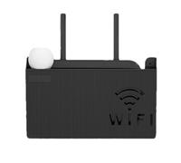 Support mural de routeur WiFi,Boîte de rangement de routeur - Boîtes de routeur à domicile sans perçage, support de rack de routeur WiFi ABS, décoration murale de rack de
