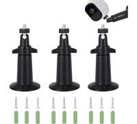 Support mural de sécurité réglable, support robuste et durable, en alliage d'aluminium pour caméra de surveillance Arlo Pro Blink (lot de 3),