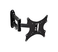 TecTake Support Mural TV pour écran de 43cm à 94cm (17 à 37") Pivotant + Inclinable Max VESA 200x200 Noir