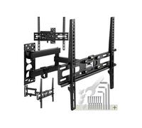 FIXATION TV - TECTAKE - Support Mural TV avec Bras articulé Orientable et Inclinable pour Ecran Plat 26"" à 75"" - Noir