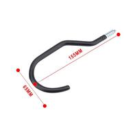 Support Mural De Vélo, 2 Pièces, Cintre De Rangement, Vtt, Crochet De Suspension, Présentoir, Support De Cyclisme, Pièces De Bicyclette