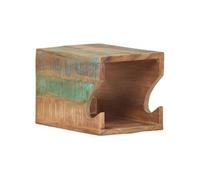 Support mural de vélos 35x25x25 cm Bois de récupération massif G