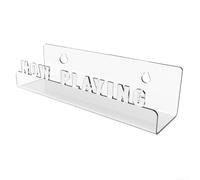 Support Mural Disques Vinyl Acrylique 4mm Épais(transparent) | Design 3D Now Playing, acrylique élégant, fixation murale pour facile, pour idéal salon chambre