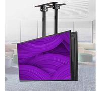 Support Mural Double Face pour téléviseur au Plafond - Support de Fixation réglable pour téléviseurs de 60 à 100 Pouces, VESA 200 x 200 mm / 900 x 600 mm