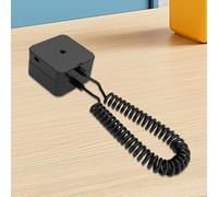 Support mural du support à distance, support de télécommande TV rétractable | Stockage des organisateurs de télécommande antivol,Avec un stockage d'organisateurs de chaîne rétractable pour un usage do