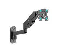 ONKRON Support Mural TV pour 13-34 Pouces, Bras Écran PC jusqu'à 8 kg, Porte Ecran PC Murale, VESA 75x75 & 100x100, Support Mural TV Inclinable Pivotant Rotatif Noir G150-B