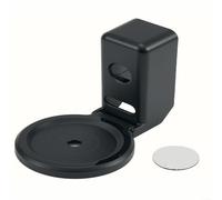 Support mural en ABS pour Echo Dot 5e et 4e générations, support de haut-parleur intelligent avec gestion des câbles intégrée pour économiser de l'espace et encombrer la maison (noir)