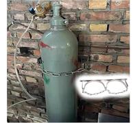 Support mural en acier for bouteilles de gaz, idéal for les maisons de retraite et les salles d'urgence, support de rangement léger for bouteilles de gaz(2 Bottles(23.6 in))