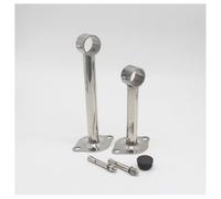 Support mural en acier inoxydable 304 avec kit de montage à vis, pour séchoir à linge de balcon, 3,2 x 30 cm, argenté