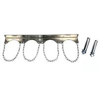 Support mural en acier inoxydable for bouteille d'oxygène - Support gain de place for bouteille de gaz, 1 pièce(Length 100cm)