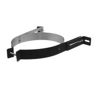 Support Mural en Acier Inoxydable pour Conduit de Poêle Réglable Noir | Bras Ajustables en Angle, Installation Rapide, Adapté pour Poêles à Bois et Conduits Simples