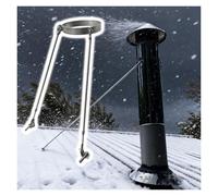 Support mural en acier inoxydable pour conduit de ventilation avec vis - 1,2 m de long pour une installation sûre et stable