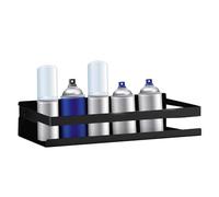 Support mural en acier inoxydable pour flacon pulvérisateur | Étagère d'organisation de bouteilles pour nettoyage automatique de bouteilles - Gain de place pour salle de bain, garage, salon