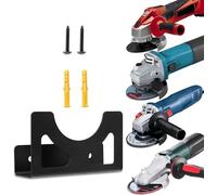 Support mural en acier inoxydable pour meuleuse d'angle de qualité supérieure 115-125 mm Matériel de fixation inclus Convient pour de nombreux fabricants - Einhell - Makita - Bosch - Dewalt
