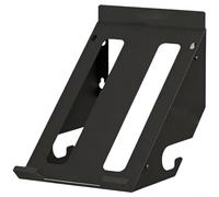 Support mural en acier inoxydable pour scie circulaire - Support de rangement robuste pour garage et atelier - Compatible avec la plupart des grandes marques - Noir - 37 x 21 x 5 cm