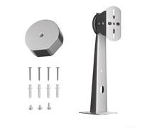 Support mural en acier inoxydable pour Starlink pour Mini avec adaptateur en aluminium, panneau d'inclinaison réglable pour un signal optimal, kit de matériel pour installation extérieure