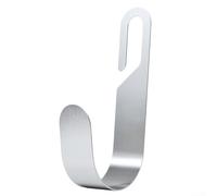 Support mural en acier inoxydable pour tuyau d'arrosage - 27 x 13 x 5,5 cm - Résistant à la rouille et peu encombrant - Pour jardins, garages et ateliers (conventionnel)