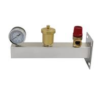 Support mural en acier inoxydable pour vase d'expansion sanitaire et chauffage fixation pour ballon d'eau chaude et pression kit systeme console de fixation murale