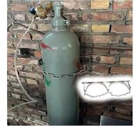 Support mural en acier pour cylindre de réservoir d'oxygène, entrée de 24,9 cm, support de rangement pour bouteilles de gaz pour maisons de retraite, salle d'urgence, peut contenir 3 bouteilles de