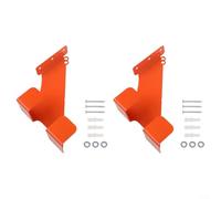 Support mural en acier pour tronçonneuse et accessoires avec construction et double crochet pour une meilleure organisation du garage (2 pièces)