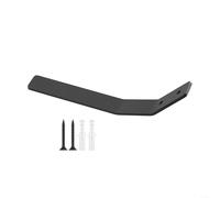 Support mural en acier robuste avec revêtement noir pour trophée d'intérieur et d'extérieur pour vache Buffalo élan (1 pièce)