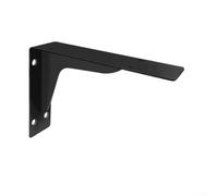 Support mural en acier robuste conçu pour le montage d'étagères et de comptoirs avec un solide renfort d'angle vertical pour une capacité de charge lourde (25,4 cm)