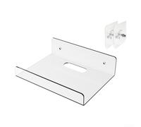 Support mural en acrylique pour murs lisses, conçu pour le salon, la cuisine, la salle de bain, peut contenir des tasses, des livres et des articles décoratifs, comprend deux supports en acrylique (30