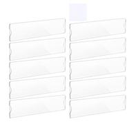 Support Mural En Acrylique Pour Plaques Nominatives - Affichage Transparent Du Nom De La Porte Avec 20 Rubans Adhésifs Double Face | De Nom De Porte Pour Portes De Bureau, Salles De Réunion