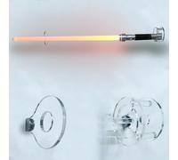 Support mural en acrylique pour sabre laser, support mural vertical pour sabre laser pour la plupart des affichages de sabre laser, cadeau pour collectionneurs de sabre laser, baguettes et objets de
