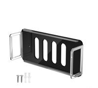 Support mural en acrylique pour station d'accueil Dell D3100 - Support transparent avec base noire sous le bureau pour support vesa gain de place pour stockage PC 16,7 cm