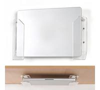 Support mural en acrylique transparent pour ordinateurs portables, tablettes, iPad, MacBook, commutateurs, surfaces avec design peu encombrant et modes d'installation sécurisés