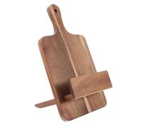 Support Mural en Bois pour Livre de Recettes et Menu, Marron