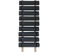 Support Mural en Bois pour Tapis De Yoga Support De Rangement pour Tapis d'exercice pour Rouleaux en Mousse Et Tapis d'exercice, Étagère De Rangement pour Salle De Sport Domicile