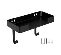 Support mural en fer | Buanderie serrée, cintre d'appareil, support vertical résistant à la chaleur, support d'organisation pour outils d'étagère et de pressage, système de barre d'armoire pour sac