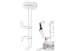 Support Mural En Fer Plat, Support Mural En Fer À Friser - Suppsort Msural Psour Baguettessà Friser Pour Salle De Bain - Supporst De Bâton D'organisateur De Stockage D'outil De Coiffure Pour La Salls