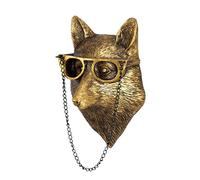 Support mural en forme de tête de cerf 3D - Ornements muraux en forme de tête de lapin - Sculpture murale moderne - Statue d'art moderne - Têtes d'animaux en résine - Accessoires de maison -