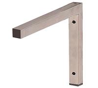 Support mural en inox (40x40mm) pour plan de travail profondeur 700mm