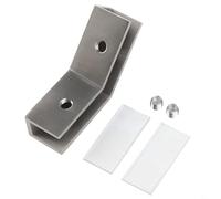 Support mural en laiton pour portes de douche, compatibilité de 8 à 12 mm, conçu pour une installation facile et rapide (nickel)